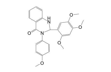 3-(4-methoxyphenyl)-2-(2,4,5-trimethoxyphenyl)-2,3-dihydro-4(1H)-quinazolinone