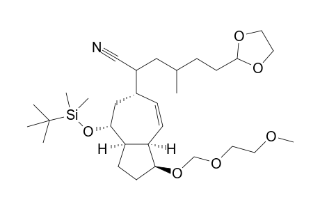 (1S,3aR,4R,6S,8aR)-4-[(tert-Butyldimethyl)siloxy]-1-[(2-methoxyethoxy)methoxy]-6-[1-cyano-5-(1,3-dioxolan-2-yl)-3-methylpentyl]-1,2,3,3a,4,5,6,8a-octahydroazulene
