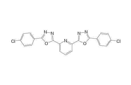 2,6-Bis-[5-(4-chlorophenyl)-1,3,4-oxadiazol-2-y1]pyridine