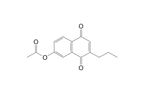 6-Acetoxy-3-propylnaphthoquinone