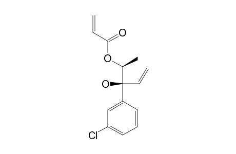 Acrylic acid (1R,2S)-2-(3-Chlorophenyl)-2-hydroxy-1-methylbut-3-enyl ester