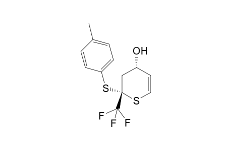 (2RS,4SR)-4-Hydroxy-2-(p-tolylsulfanyl)-2-trifluoromethyl-3,4-dihydro-2''-thiopyran