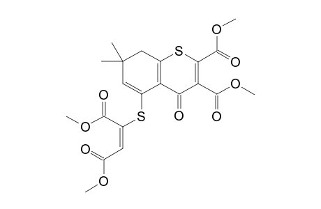 2,3-Bis(methoxycarbonyl)-5(Z)-[[1,2-bis(methoxycarbonyl)vinyl]thio]-7,7-dimethyl-7,8-dihydrobenzo[b]thiopyran-4-one
