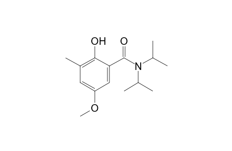 N,N-Diisopropyl-2-hydroxy-5-methoxy-3-methylbenzamide