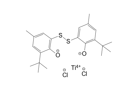 Dichloro{2,2'-dithiobis(6-tert-butyl-4-methylphenolato)}titanium