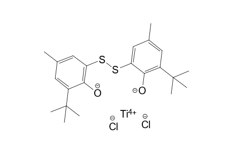 Dichloro{2,2'-dithiobis(6-tert-butyl-4-methylphenolato)}titanium