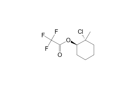 (+/-)-(1R*,2R*)-1-CHLORO-1-METHYL-2-TRIFLUOROACETOXY-CYCLOHEXANE