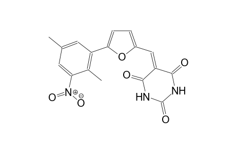 2,4,6(1H,3H,5H)-pyrimidinetrione, 5-[[5-(2,5-dimethyl-3-nitrophenyl)-2-furanyl]methylene]-
