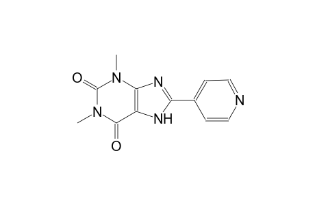 1,3-dimethyl-8-(4-pyridinyl)-3,7-dihydro-1H-purine-2,6-dione