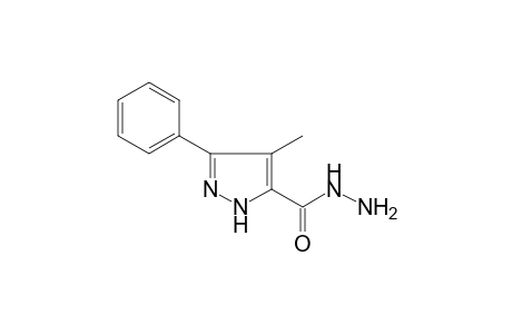 4-Methyl-3-phenyl-1H-pyrazole-5-carbohydrazide