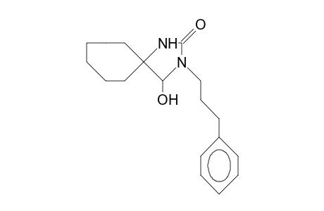 4-Hydroxy-3-(3-phenyl-propyl)-1,3-diaza-spiro(4.6)undecan-2-one