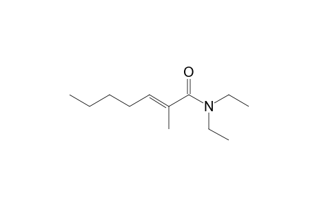 (E)-N,N-Diethyl-2-methylhept-2-enamide