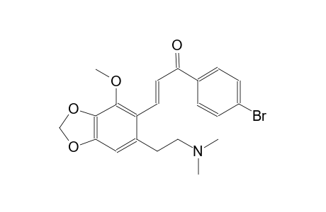 (2E)-1-(4-bromophenyl)-3-{6-[2-(dimethylamino)ethyl]-4-methoxy-1,3-benzodioxol-5-yl}-2-propen-1-one