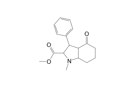 1-Methyl-3-phenyl-perhydro-1-benzazol-4-one-2-carboxylic acid methyl ester