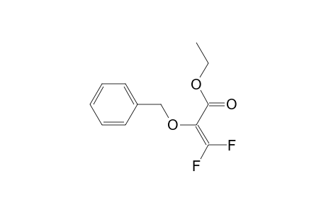 2-Benzoxy-3,3-difluoro-acrylic acid ethyl ester