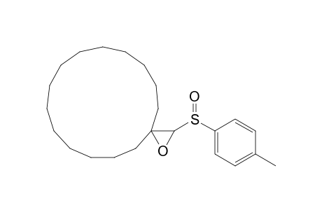 2'-(p-Tolylsulfinyl)spiro[cyclopentadecane-1,1'-oxirane]