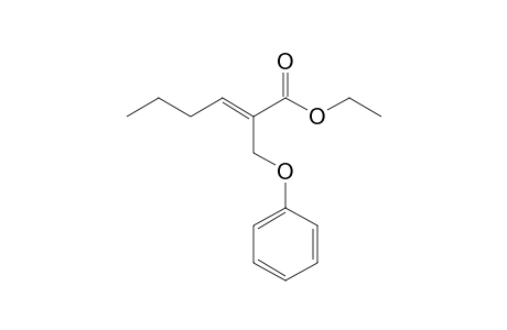 (E)-2-(phenoxymethyl)-2-hexenoic acid ethyl ester