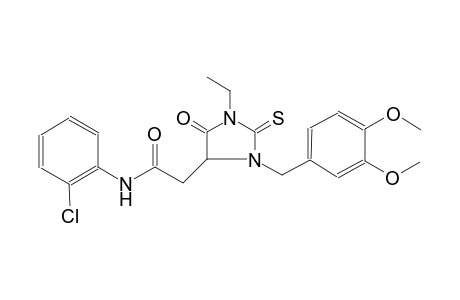 4-imidazolidineacetamide, N-(2-chlorophenyl)-3-[(3,4-dimethoxyphenyl)methyl]-1-ethyl-5-oxo-2-thioxo-
