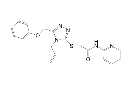 2-{[4-allyl-5-(phenoxymethyl)-4H-1,2,4-triazol-3-yl]sulfanyl}-N-(2-pyridinyl)acetamide