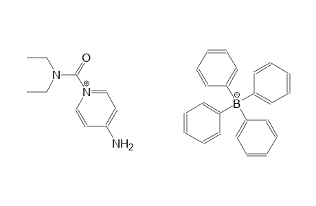 4-amino-1-[(diethylamino)carbonyl]pyridinium tetraphenylborate(1-)