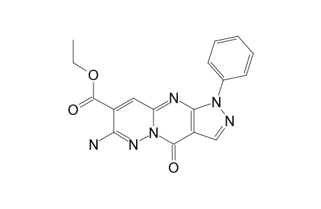 ETHYL-7-AMINO-4-OXO-1-PHENYL-1,4-DIHYDROPYRAZOLO-[3',4':4,5]-PYRIMIDO-[1,2-B]-PYRIDAZINE-8-CARBOXYLATE