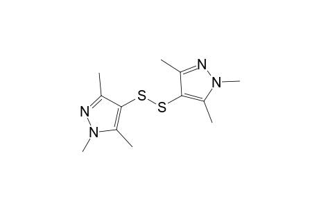4,4'-dithiobis[1,3,5-trimethylpyrazole]