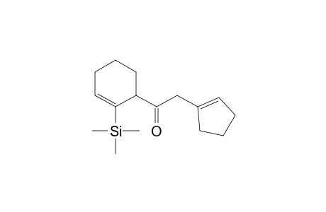 2-(1-cyclopentenyl)-1-(2-trimethylsilyl-1-cyclohex-2-enyl)ethanone