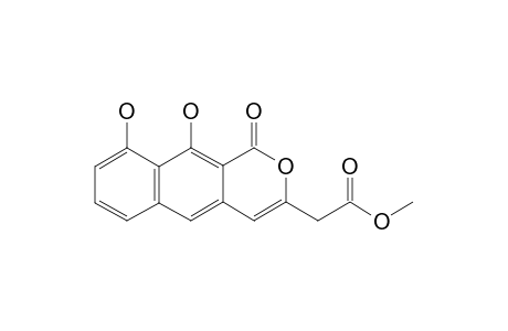 Methyl 2-(9,10-Dihydroxy-1-oxo-1H-benzo[g]isochromen-3-yl)acetate