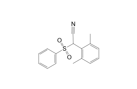 2-(2,6-dimethylphenyl)-2-(phenylsulfonyl)ethanenitrile