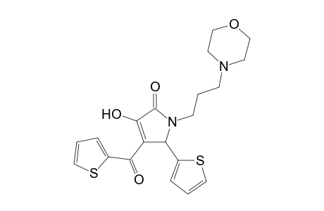 1-(3-morpholin-4-ylpropyl)-4-oxidanyl-2-thiophen-2-yl-3-thiophen-2-ylcarbonyl-2H-pyrrol-5-one