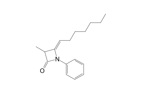 (Z)-4-heptylidene-3-methyl-1-phenylazetidin-2-one