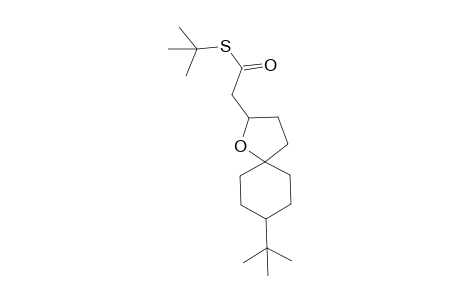 (8-tert-Butyl-1-oxa-spiro[4.5]dec-2-yl)-thioacetic acid S-tert-butyl ester