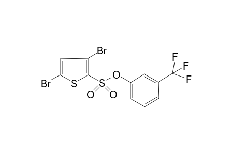 3-(Trifluoromethyl)phenyl 3,5-dibromo-2-thiophenesulfonate