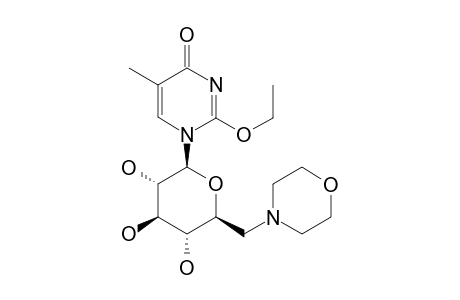 1-(6-DEOXY-6-MORPHOLINO-BETA-D-GLUCOPYRANOSYL)-2-ETHOXY-5-METHYL-PYRIMIDIN-4-(1H)-ONE