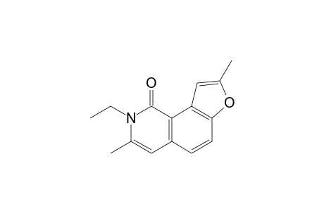 2-Ethyl-3,8-dimethyl-1-furo[2,3-h]isoquinolinone