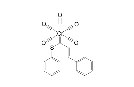 PENTACARBONYL-[(2E)-3-PHENYL-1-(PHENYLTHIO)-2-PROPENYLIDENE]-CHROMIUM