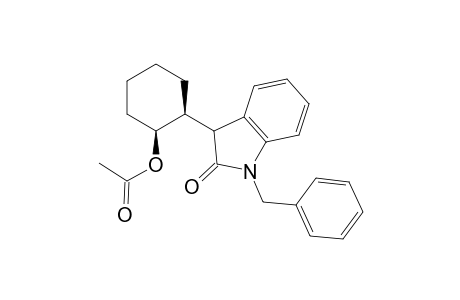 2H-Indol-2-one, 3-[2-(acetyloxy)cyclohexyl]-1,3-dihydro-1-(phenylmethyl)-, [1.alpha.(S*),2.beta.]-