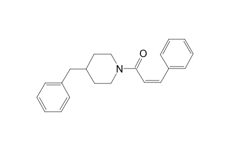 (Z)-1-(4-benzyl-1-piperidyl)-3-phenyl-prop-2-en-1-one