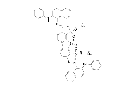 4,6-Dibenzothiophenedisulfonic acid, 3,7-bis[[2-(phenylamino)-1-naphthalenyl]azo]-5,5-dioxide-, disodium salt