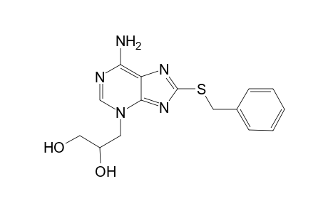 3-(6-amino-8-benzylsulfanyl-purin-3-yl)propane-1,2-diol