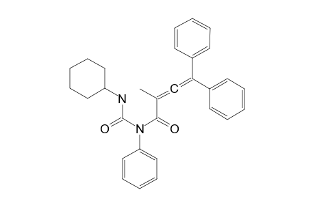 N-CYCLOHEXYL-N'-(2-METHYL-4,4-DIPHENYLBUTA-2,3-DIENOYL)-N'-PHENYLUREA