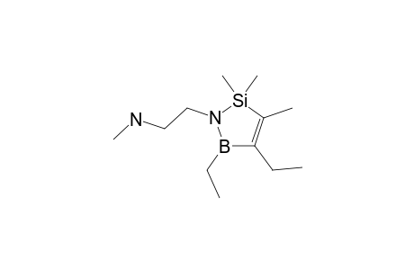 4,5-Diethyl-2,5-dihydro-1-[2-(methylamino)ethyl]-2,2,3-trimethyl-1,2,5-azasilaborol
