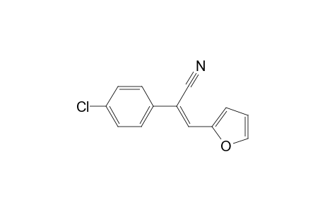 (Z)-2-(4-chlorophenyl)-3-(2-furanyl)-2-propenenitrile