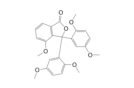 3,3-bis(2,5-dimethoxyphenyl)-4-methoxy-1(3H)-isobenzofuranone