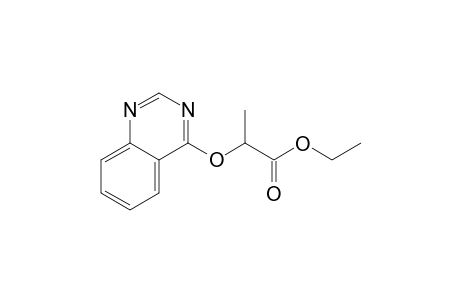 Propanoic acid, 2-(4-quinazolinyloxy)-, ethyl ester