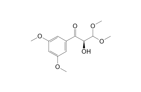 (R)-2-Hydroxy-3,3-dimethoxy-1-(3,5-dimethoxyphenyl)propan-1-one