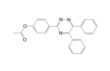 phenol, 4-(5,6-diphenyl-1,2,4-triazin-3-yl)-, acetate (ester)