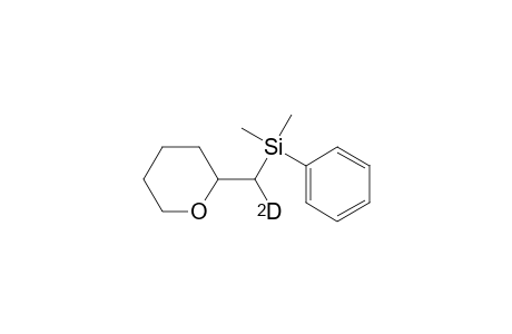 (1R*,1'S*)-2-[Deuterio(phenyldimethylsilyl)methyl]-tetrahydropyran
