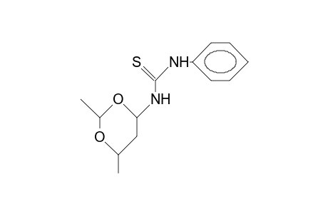 Rel-2S,4R,6S-2,6-dimethyl-4-(N'-phenyl-thioureido-1,3-dioxane