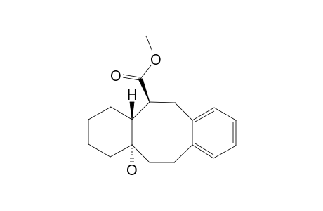 METHYL-(4ASR,5SR,12ARS)-12A-HYDROXY-1,2,3,4,4A,5,6,11,12,12A-DECAHYDRODIBENZO-[A,E]-[8]-ANNULENE-5-CARBOXYLATE